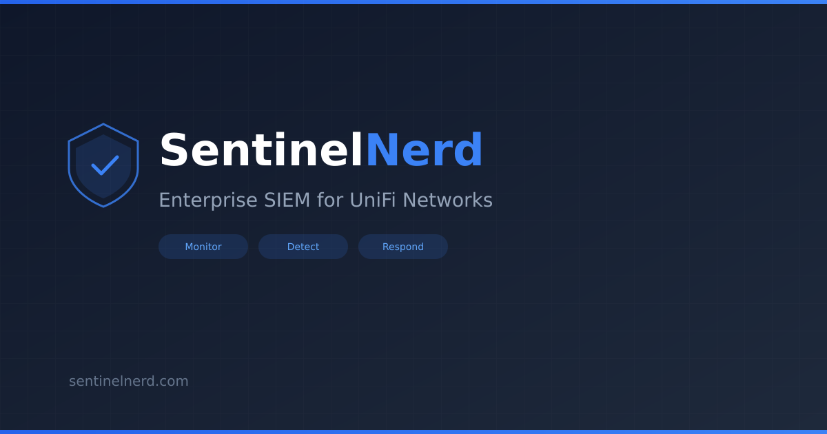 Docs — Set Up UniFi Security Monitoring | SentinelNerd